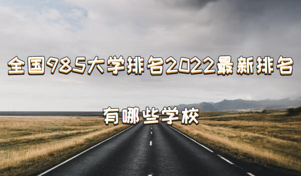 ȫ(gu)985W(xu)2023985W(xu)ЩW(xu)У